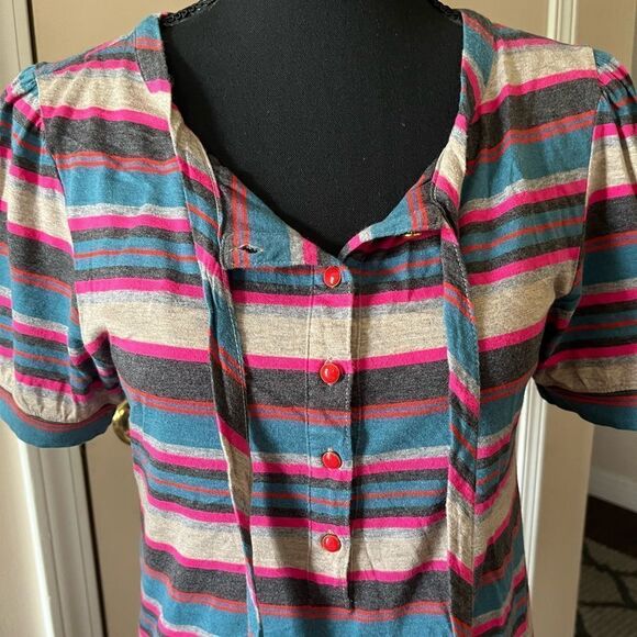 Marc by Marc Jacobs Striped Button Up Shirt size Small - Picture 2 of 6